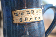 Load image into Gallery viewer, Indigo Semper Spera Mug