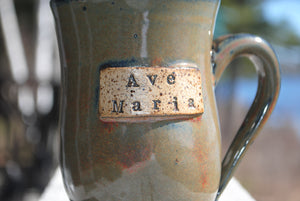Ironstone Ave Maria Mug