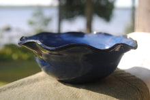 Load image into Gallery viewer, Indigo Fluted Bowl