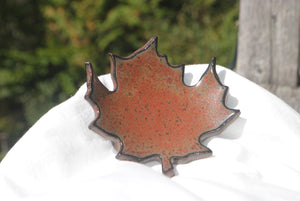 Ironstone Leaf Teabag Dish